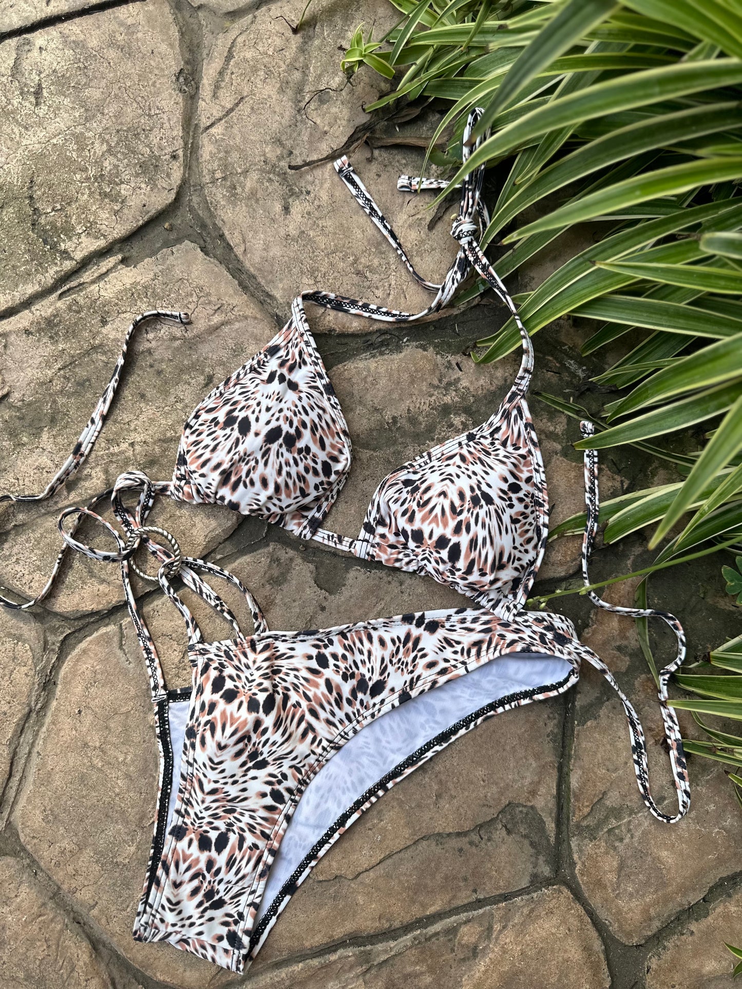 Set animal print con aro