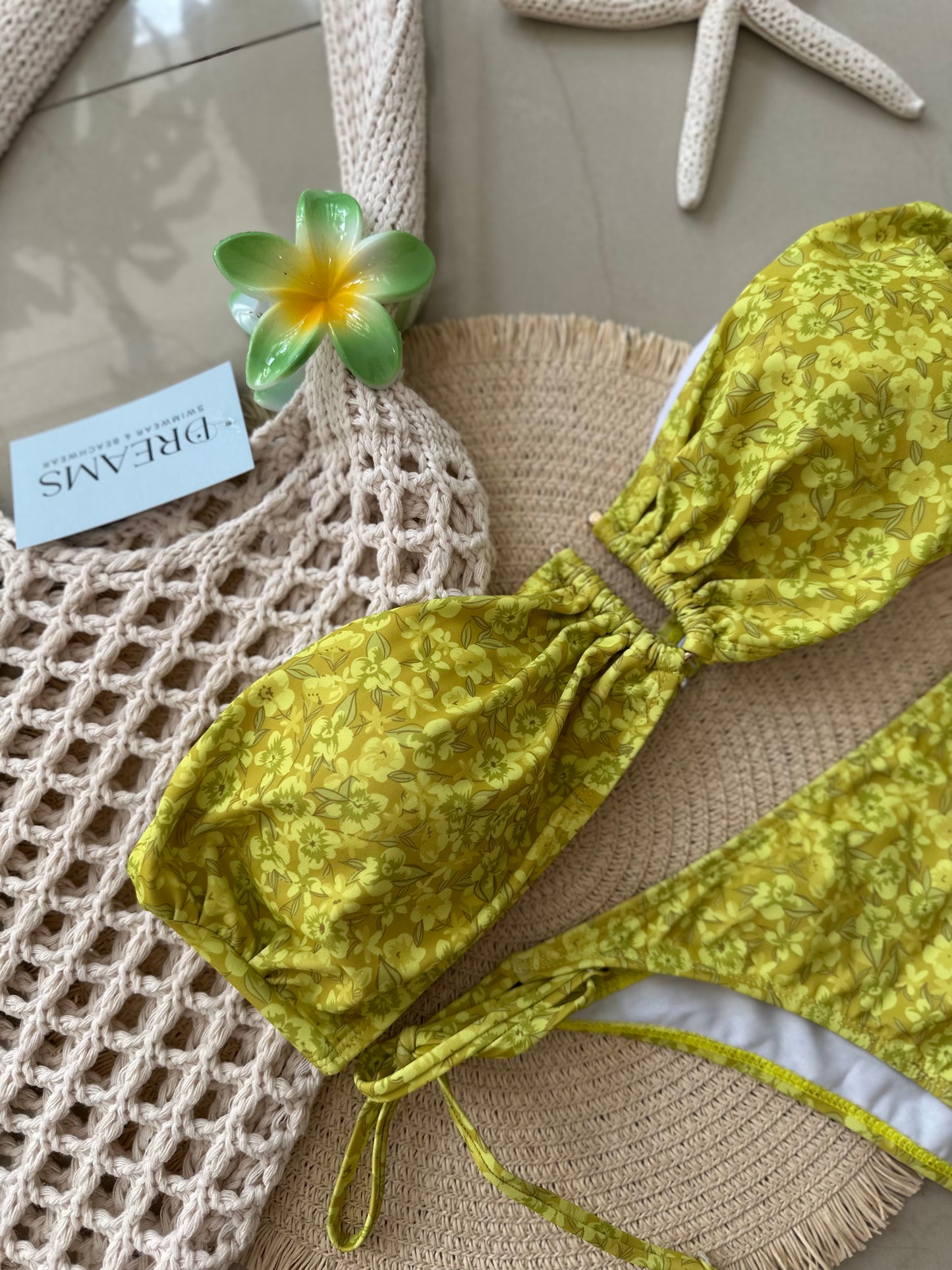 Set bandeau floreado