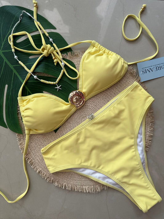 Bikini tiro alto