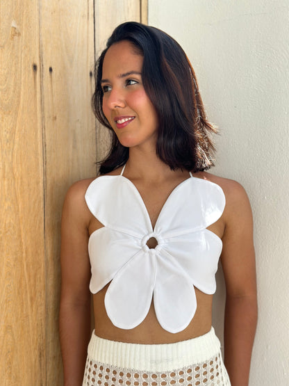 Top de flor